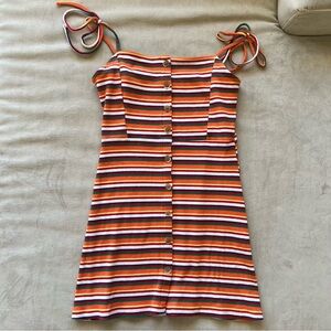 Topshop boho colorful summer mini dress